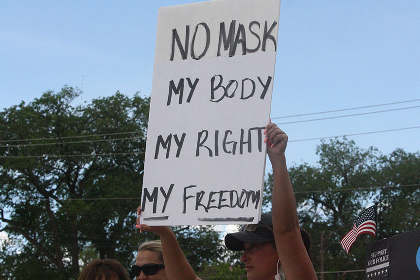 Back the Blue rally at Demoret Park
